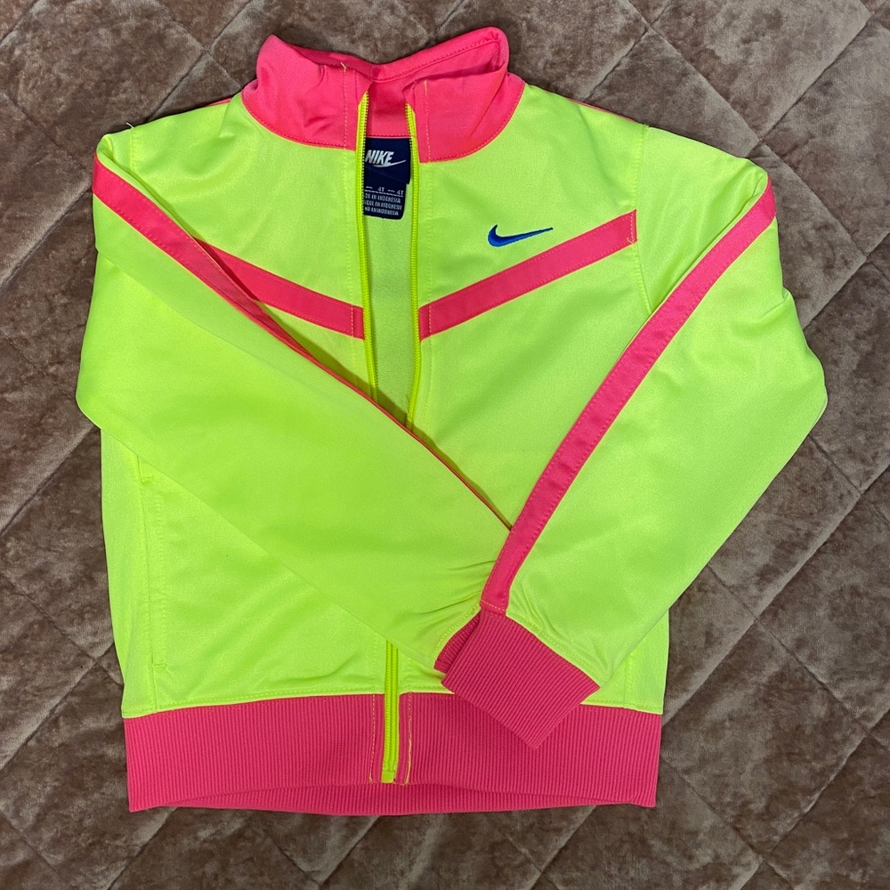 Nike Girls Neon Light Weight Jacket